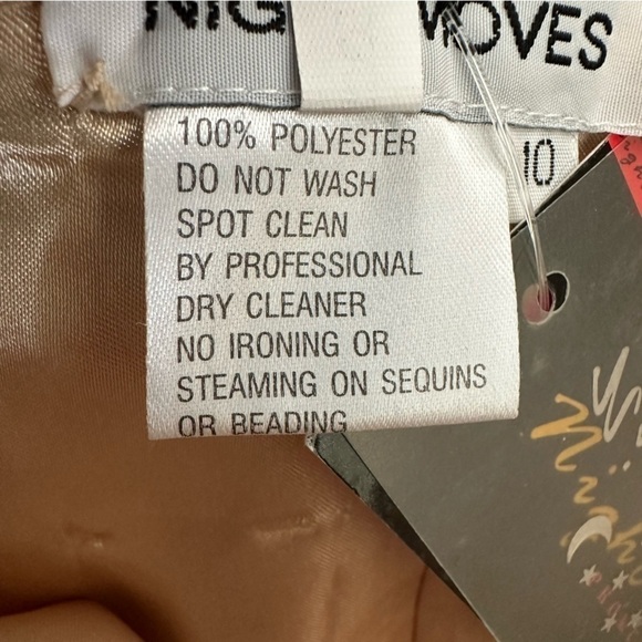 Night Moves by ALLURE Gold Sequin Evening Flapper Gatsby Sleeveless Dress, 10 - Picture 14 of 15